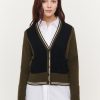 New &Isla Callie Colorblock V-Cardigan