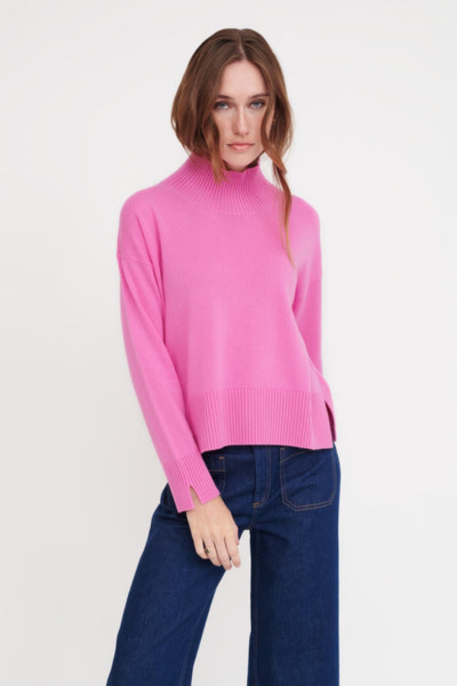 Wholesale &Isla Farah Relaxed Funnel Neck