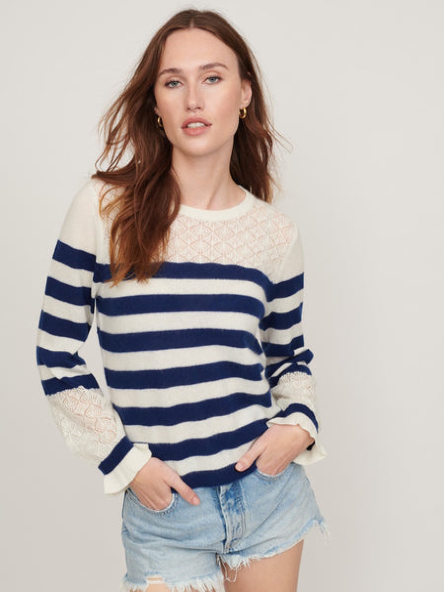 Clearance &Isla Belle Stripe Crew