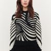 Hot &Isla Kat Wavy Jacquard Crew